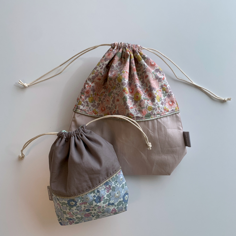 liberty handmade pouch set 리버티 핸드메이드 파우치 세트 (일본 수입)