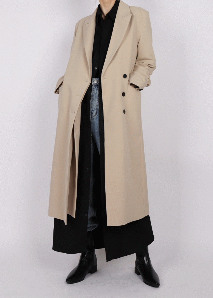 Grays belted long coat