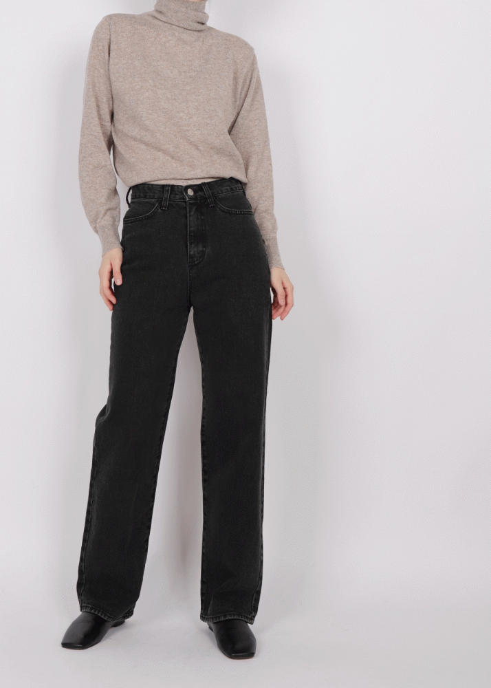 Arden brushed straight fit jeans