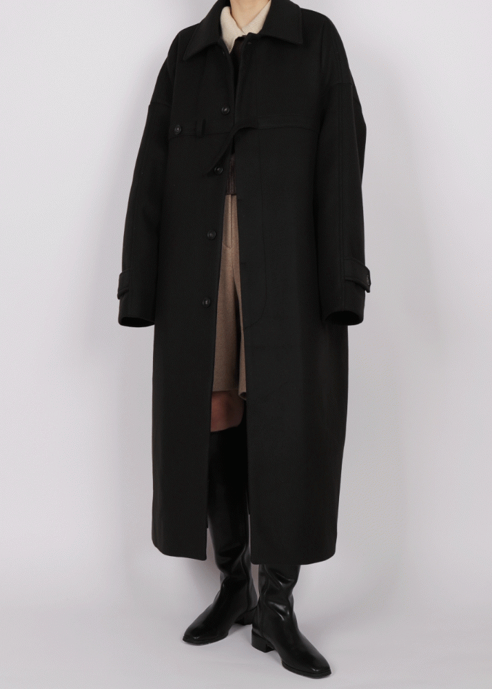London wool mac coat