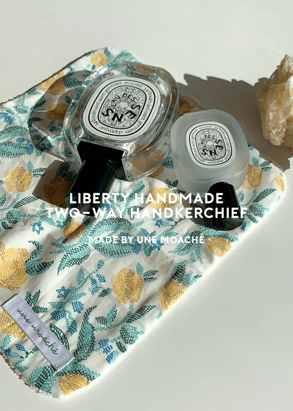 liberty handmade handkerchief 리버티 핸드메이드 투웨이 손수건(일본 수입)