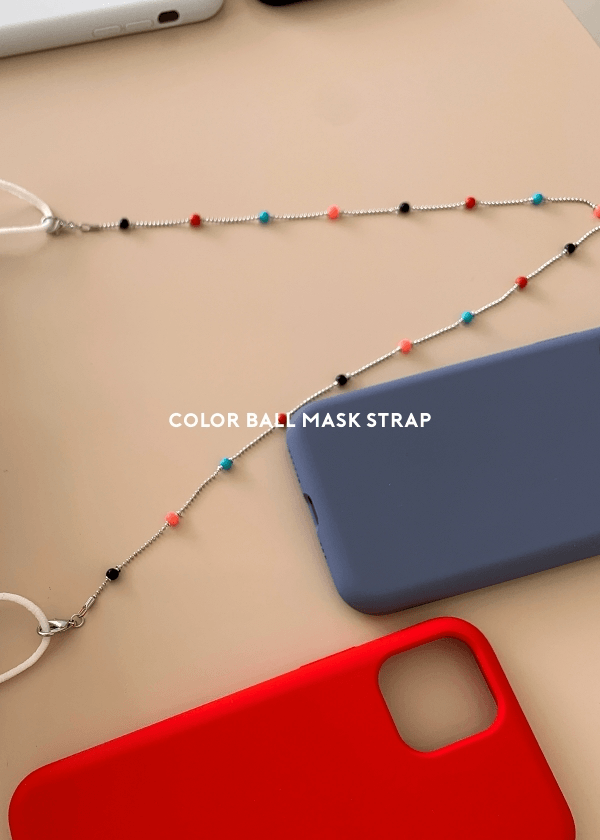 color candy mask strap