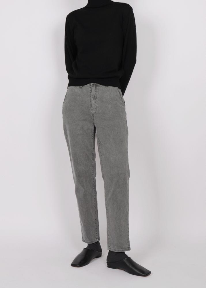 brushed cotton baggy pants
